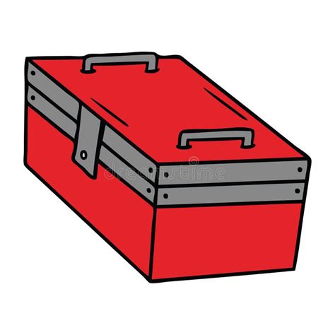 steel box cartoon|Metallic Box Cartoon royalty.